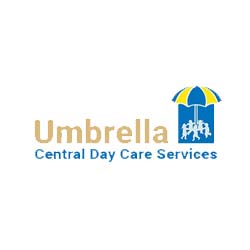 umbrella with fairy glen daycare text