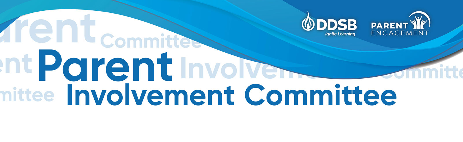 Parent Involvement Committee blue text on white background