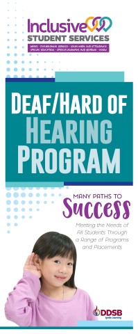 Deaf/Hard of Hearing Program brochure