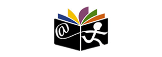 digital children's library logo book