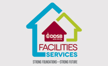 coloured outline of house with Facilities DDSB