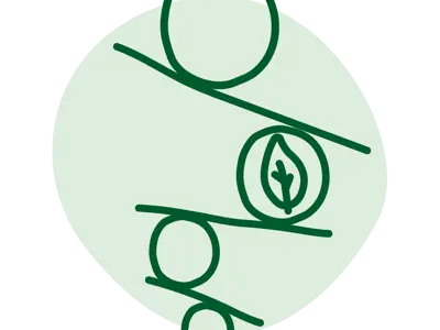 Balancing circles icon